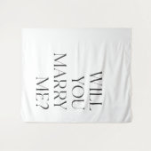 huwelijksaanzoek teken afdrukbaar downloadbaar wandkleed (Voorkant (horizontaal))