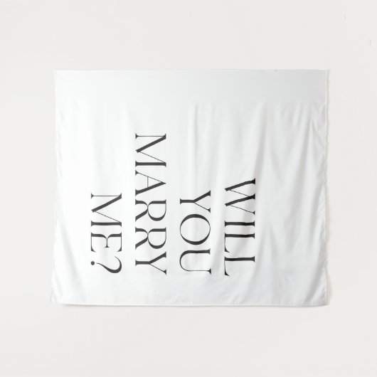 huwelijksaanzoek teken afdrukbaar downloadbaar wandkleed (Voorkant (horizontaal))