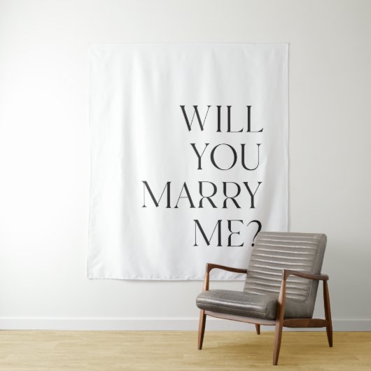 huwelijksaanzoek teken afdrukbaar downloadbaar wandkleed (In situ)