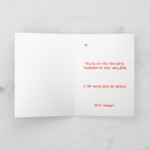 Huwelijksacceptatie Bruid & Bruidegom Bedankkaart (Binnen)