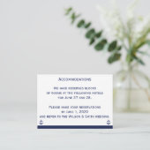 Huwelijksaccommodatie Zakelijke Kaarten met Scheep (Staand voorkant)