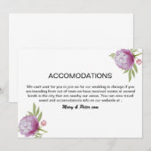 Huwelijksaccommodatiekaart Kaart (Voorkant / Achterkant)