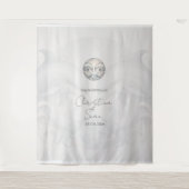 Huwelijksachtergrond Custom Dolphin Theme Style 1 Wandkleed (Voorkant)