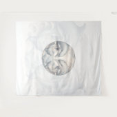 Huwelijksachtergrond Custom Dolphin Theme Style 3 Wandkleed (Voorkant (horizontaal))