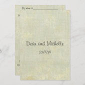 Huwelijksadvies Commentkaarten met leuk tekst Advieskaart (Voorkant / Achterkant)