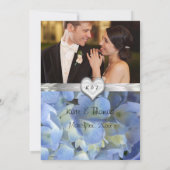 Huwelijksadvies en opmerkingen Hydrangea Kaart (Achterkant)