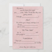 Huwelijksadvies Kaarten voor Commentaar (Achterkant)