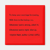 Huwelijksadvies - magneet (Voorkant)