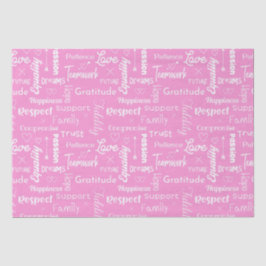 Huwelijksadvies Typografisch Patroon Trouwwinkel Tissuepapier