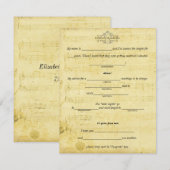 Huwelijksadvies, Wijsheden Bladmuziek Advieskaart (Voorkant / Achterkant)