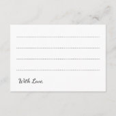 Huwelijksadvieskaart Goud Folie-Uitzicht Confetti Advieskaart (Achterkant)