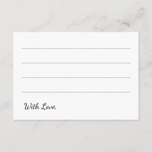 Huwelijksadvieskaart Goud Folie-Uitzicht Confetti Advieskaart (Achterkant)