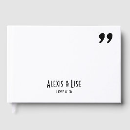 Huwelijksalbum Apostrophe Gastenboek