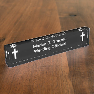 Huwelijksambtenaar Desk Naambord