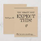 Huwelijksambtenaar Voorstel.Wilt u met ons trouwen Kaart (Voorkant / Achterkant)