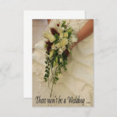 Huwelijksannulering aankondiging (Voorkant / Achterkant)