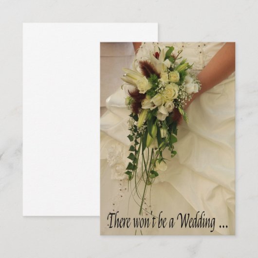 Huwelijksannulering aankondiging (Voorkant / Achterkant)