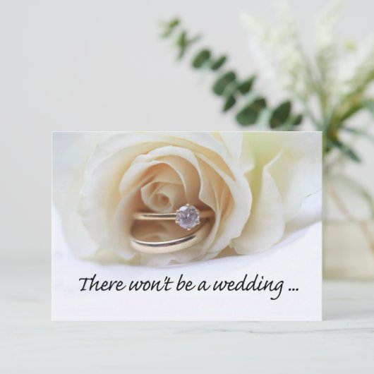 Huwelijksannulering aankondiging (Staand voorkant)