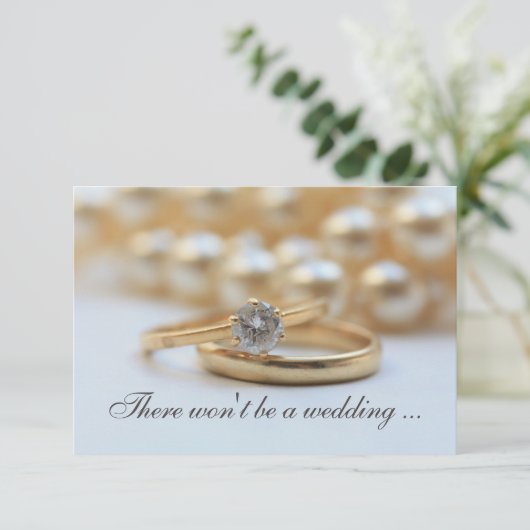 Huwelijksannulering bekendmaking aankondiging (Staand voorkant)