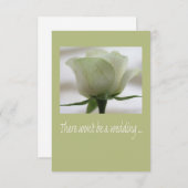 Huwelijksannulering bekendmaking aankondiging (Voorkant / Achterkant)