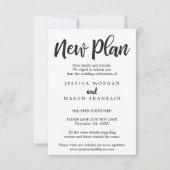 Huwelijksannulering - Uitgesteld - Wijzig de datum Kaart (Voorkant)