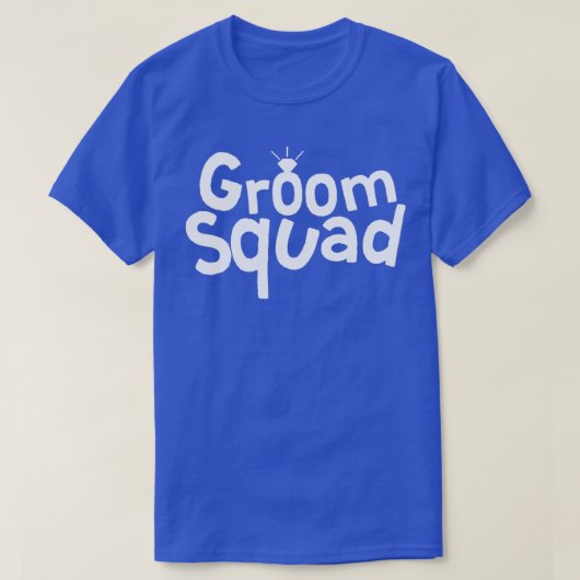 huwelijksbachelorpartij groom squad t-shirt (Design voorkant)