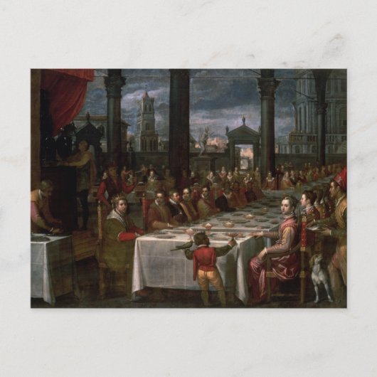 Huwelijksbanket Briefkaart (Voorkant)