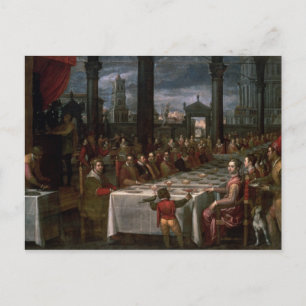 Huwelijksbanket Briefkaart