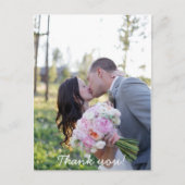 Huwelijksbedankje Post Kaart (Voorkant)