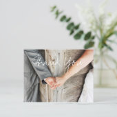 Huwelijksbedankje Post Kaart (Staand voorkant)