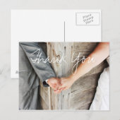 Huwelijksbedankje Post Kaart (Voorkant / Achterkant)