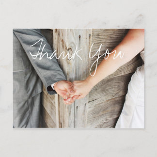 Huwelijksbedankje Post Kaart