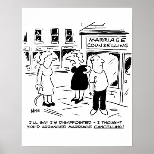 Huwelijksbegeleiding, niet annuleren poster