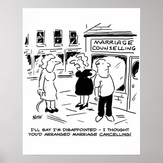 Huwelijksbegeleiding, niet annuleren poster (Voorkant)