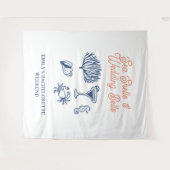 Huwelijksbells voor Kadefeest Wandkleed (Voorkant (horizontaal))