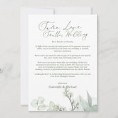 Huwelijksbericht Excuses Aankondiging Downsized Gr (Voorkant)