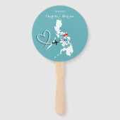 Huwelijksbestemming Filipijnen Handwaaier (Voorkant)