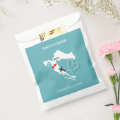 Huwelijksbestemming Kroatië Bedankzakje (Gezegeld)