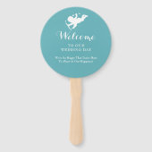 Huwelijksbestemming Zante Handwaaier (Achterkant)