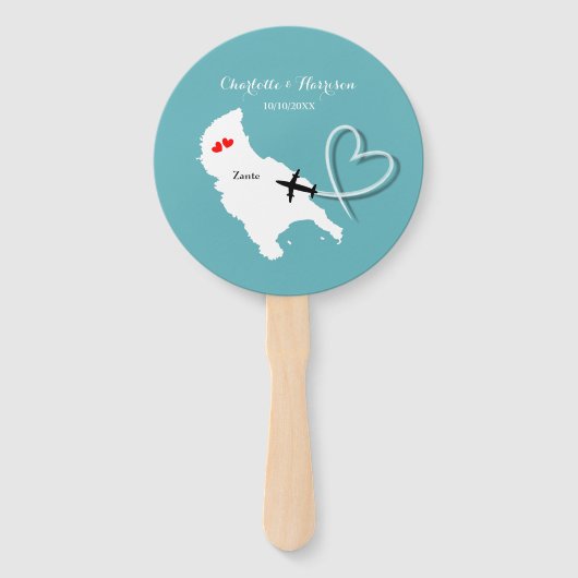 Huwelijksbestemming Zante Handwaaier (Voorkant)