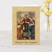 Huwelijksbetroking MAAGD MARIA ST. JOSEF Kaart (Gele Bloem)