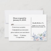 Huwelijksbevestiging Briefkaart uit de bloemlijst (Achterkant)