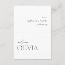 Huwelijksbijlagenkaarten – Elegante Gepersonalisee