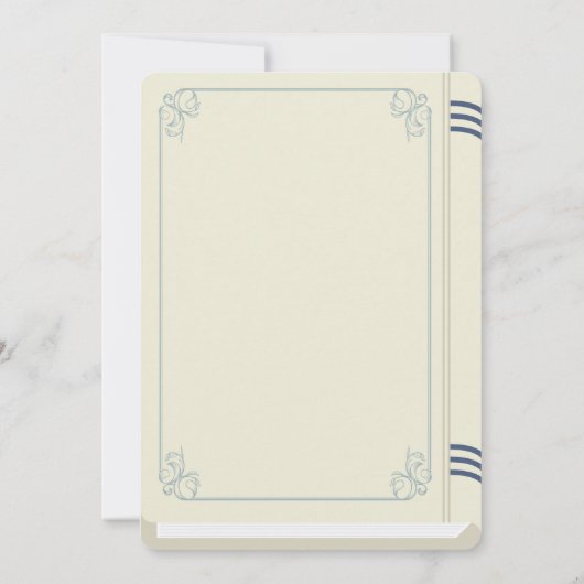 Huwelijksboek Bibliotheek Thema Hoesje Hoofdstuk E Kaart (Achterkant)