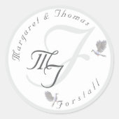 Huwelijksbond Katholieke bruiloft Sticker (Voorkant)