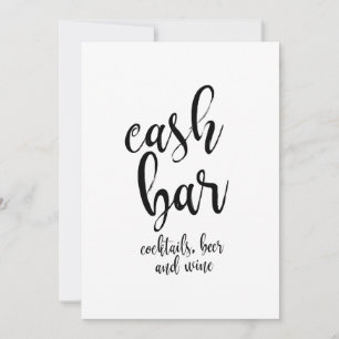 Huwelijksbord met betaalbare calligrafie en cashba