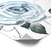 Huwelijksbord met herdenking Gebed Ter nagedachten Poster (Hoek)