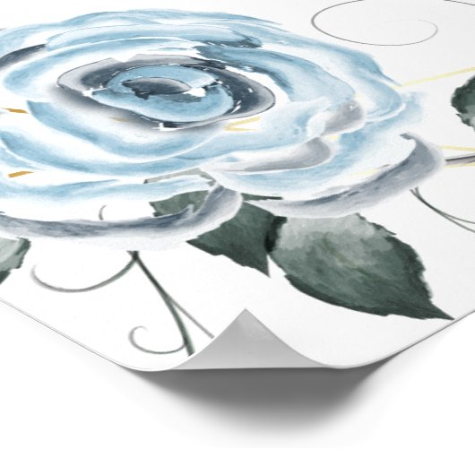 Huwelijksbord met herdenking Gebed Ter nagedachten Poster (Hoek)