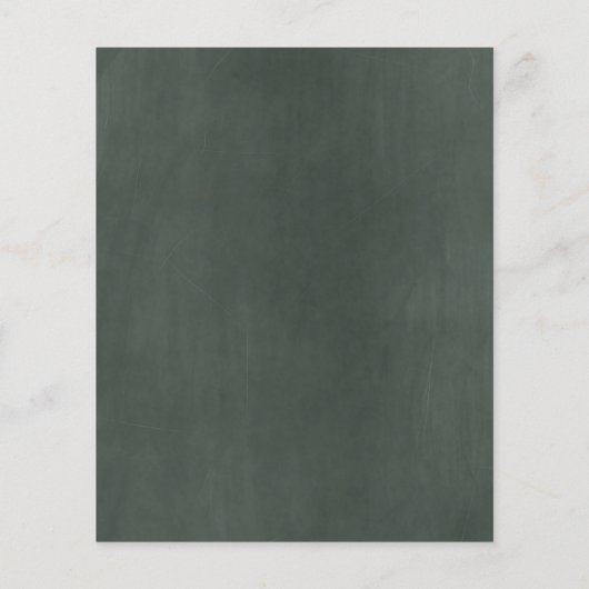 Huwelijksbordjes Krijtbord Paars Mint Bloemen (Achterkant)