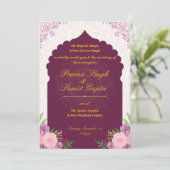 huwelijksbrief kaart (Staand voorkant)